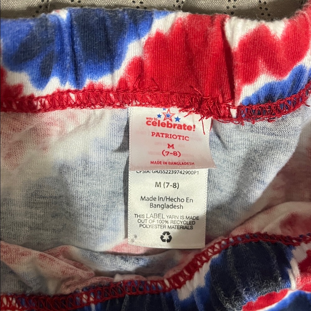 Colorful Tie-Dye Kids Skirt - Picture 2 of 3